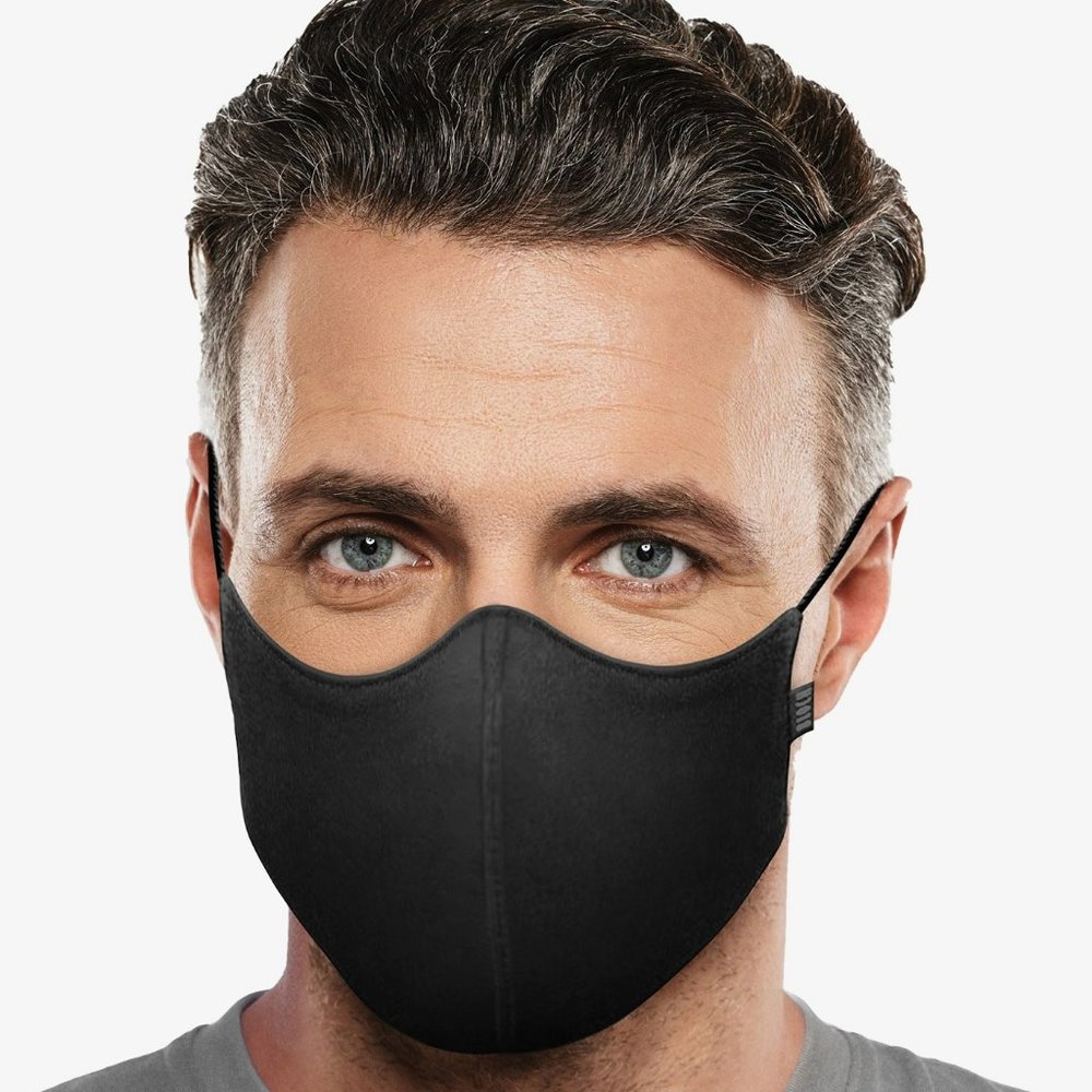BLOCH B-Safe Soft Stretch Unisex Black Adult Large Face Mask A001AL